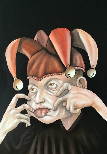 Je suis l’homme. 70x50 cm